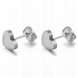 NASSIA Cercei Heartsio White din Inox placat cu AUR alb (89437)
