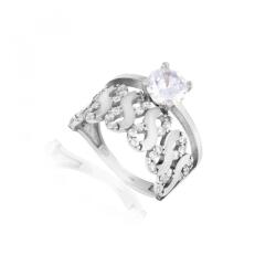 NASSIA Inel dublu din Argint 925 4.89g, M55 (220324-23b)