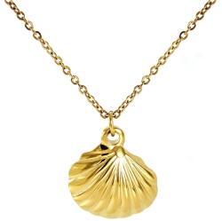NASSIA Colier Summer Shell din Inox placat cu AUR 18K (89259)