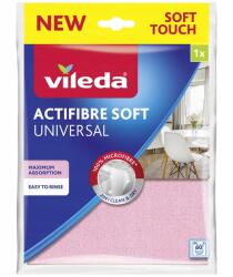 Vileda Actifibre Soft univerzális mikroszálas törlőkendő, rózsaszín, 27×32 cm (91833)