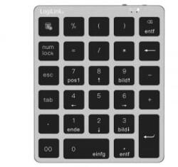 LogiLink Bluetooth 5.0 numerikus billentyűzet szürke (ID0212)