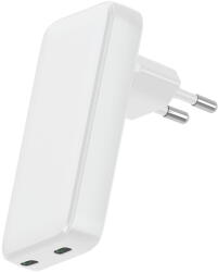 Dviced Dviced Slim Wall charger 45W GaN 2 USB-C EU - White (DV221001)