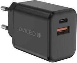 Dviced Dviced Wall charger 35W GaN 1 USB-A, 1 USB-C EU - Black (DV221007)