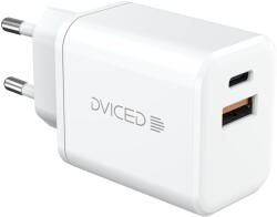 Dviced Dviced Wall charger 35W GaN 1 USB-A, 1 USB-C EU - White (DV221006)