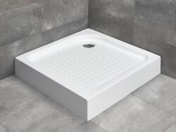 Radaway Rodos C szögletes akril zuhanytálca fix előlappal + szifon! - 80x80 cm (4K88155-04)