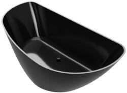 AREZZO design Maryland 170x80 cm fényes fekete (AR-Maryland170BHG)