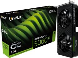 Palit GeForce RTX 5060 Ti Dual OC 8GB GDDR7 128bit (NE7506TT19P1-GB2062D) Placa video