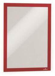 DURABLE Infokeret, A4, öntapadó háttal, DURABLE "DURAFRAME®", piros (DB487203)