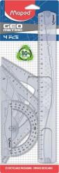 Maped Vonalzókészlet, műanyag, 4 darabos, MAPED "Geometric (IMA242767) - hazunktajan