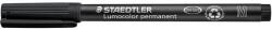 STAEDTLER Alkoholos marker, OHP, 1 mm, STAEDTLER "Lumocolor® 317 M", fekete (TS3179) - hazunktajan