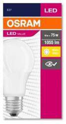 OSRAM LED izzó, E27, gömb, A60, 10W, 1055lm, 2700K (MF), OSRAM "Value (OLEDE2706) - hazunktajan