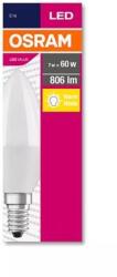 OSRAM LED izzó, E14, gyertya, B38, 7W, 806lm, 2700K (MF), OSRAM "Value (OLEDE1403) - hazunktajan