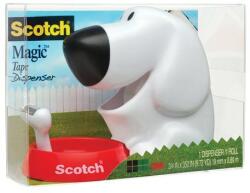 3M SCOTCH Ragasztószalag-adagoló, asztali, feltöltött, 3M SCOTCH "C31", kutya (LPC31D) - hazunktajan