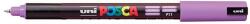 uni Dekormarker, 0, 7 mm, UNI "Posca PC-1MR", levendula (TUPC1MRLE)