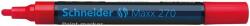 Schneider Lakkmarker, 1-3 mm, SCHNEIDER "Maxx 270", piros (TSC270P) - hazunktajan