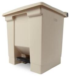 Rubbermaid Pedálos szemetes, 30 l, műanyag, bézs, RUBBERMAID (UVB52)