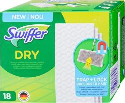 Swiffer Száraz padlótörlő kendő, utántöltő, 18 db, SWIFFER "Dry (KHT1247)