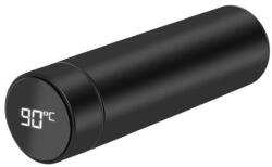 Ruhhy termosz led kijelzővel, fekete, rozsdamentes acél, 500 ml, 6, 5 x 6, 5 x 23 cm (1048508580)