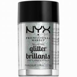 NYX Cosmetics NYX PM Face & Body Glitter arcra és testre, 7 Ice, 2.5g