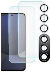 Tech-Protect 2 üvegfólia készlet a képernyő és a kamera védelméhez TECH-PROTECT Supreme kompatibilis a Samsung Galaxy S24 FE készülékkel, átlátszó (TG-FD5906302371495)
