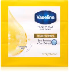 Vaseline Total Moisture Bar Soap szilárdszappan-szett 3x75 g