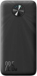 JOYROOM JR-PBF Powerbank integrált kábellel USB-A + Type-C / 20000mAh 22, 5W - Fekete (JR-PBF16) (JR-PBF16)