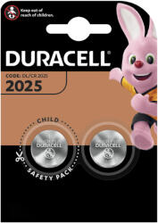 Duracell lítium gombelem CR2025 3V 2 darabos (DL 2025 B2)