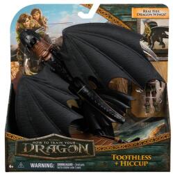 Spin Master Set Dragon Toothless Si Figurina -Viking Hiccup (Multicolor) Figurina