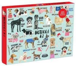 Galison 1000 db-os puzzle - Hot Dogs A-Z (49094) (49094)