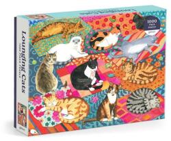 Galison 1000 db-os puzzle - Lounging Cats (82510) (82510)