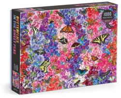 Galison 1000 db-os puzzle - Butterflies In the Sweet Peas, Troy Litten (83357) (83357)