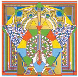 Galison 57815 - Imperial Hotel Peacock Rug, Frank Lloyd Wright - 500 db-os Fóliás puzzle (57815)