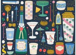 Galison 82602 - Merry Mixer - 1000 db-os Fóliás puzzle (82602)