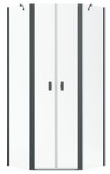 Radaway Nes Brushed GunMetal PTD szögletes szálcsiszolt fegyvermetál zuhanykabin 100x90 (10051000-92-01+10051500-92-01)
