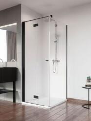 Radaway Nes 8 Black KDJ-B szögletes fekete zuhanykabin 100J+75 (10075100-54-01R+10089075-01-01)