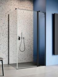 Radaway Nes 8 Black KDJ II szögletes fekete zuhanykabin, 90x90 cm, balos (10086090-54-01L+10089090-01-01)
