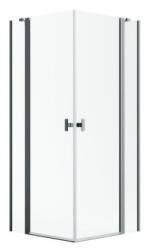 Radaway Nes Brushed GunMetal KDD II szögletes szálcsiszolt fegyvermetál zuhanykabin 80B+80J (10031080-92-01L+10031080-92-01R)