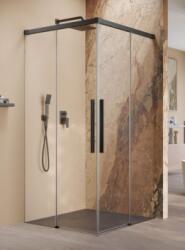 Radaway Idea 8 QL Black KDD szögletes fekete zuhanykabin 110B+100J (10590110-54-01L+10590100-54-01R)