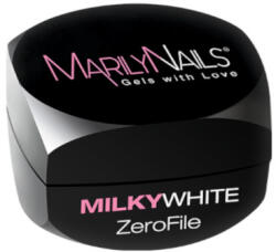 Marilynails ZeroFile - Milky White építőzselé 13 ml TF