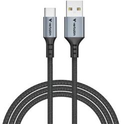 Verbatim USB kábel, USB-A - USB-C, 1, 2m, VERBATIM, fekete (KV31843) - iroda24