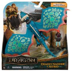 Spin Master Set Dragon Deadly Nadder Si Figurina - Viking Astrid (Multicolor) Figurina