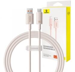 Baseus Habitat USB-A - USB-C gyors töltő 1m rózsaszín (P10360203421-00)