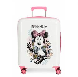 Luxus gyermek ABS utazóbőrönd MINNIE MOUSE Style Flores, 55x40x20cm, 38L, 3668764 (MIN0515)