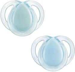 Tommee Tippee Suzete ortodontice Tommee Tippee - Night Time, 0-6 luni, 2 buc, albastru (43338099)