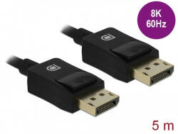 Delock Koaxiális DisplayPort kábel 8K 60 Hz 5 m (DL-85304)
