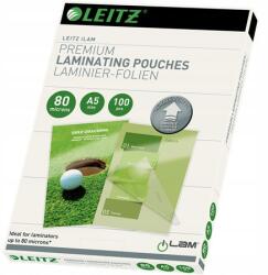 Leitz Lamináló fólia A5 80mic. lamináló iLAM Udt Leitz (74920000)