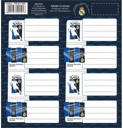  Öntapadós címkék füzetekhez 8db REAL MADRID, RM-107, 708017003 (REA1359x)