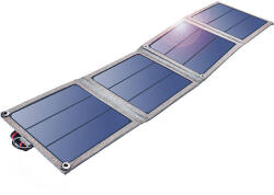 Choetech SC004 1x USB Napelemes Töltő - Szürke 5 V / 2.4 A
