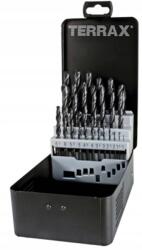 Terrax Fémfúró készlet 1, 0-13, 0mm Hss-r 25db-os szett A205211 Terrax Ruko (A214215)