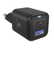 RaidSonic Icy Box IB-PS1020-PD USB-A / USB-C Hálózati Töltő Adapter 20 W - Fekete